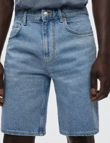 Pantaloni scurti Mango, albastru