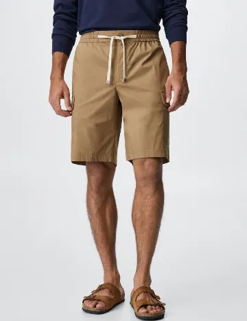 Pantaloni scurti Mango, maro