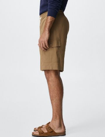 Pantaloni scurti Mango, maro