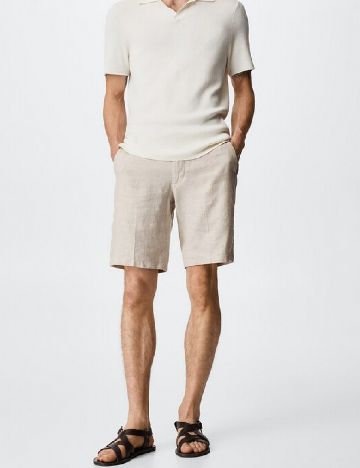 Pantaloni scurti Mango, bej
