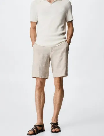 Pantaloni scurti Mango, bej