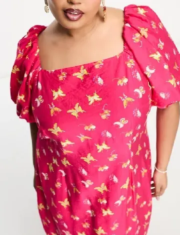 Rochie medie Something New Plus Size, roz