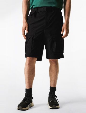 Pantaloni scurti Mango, negru