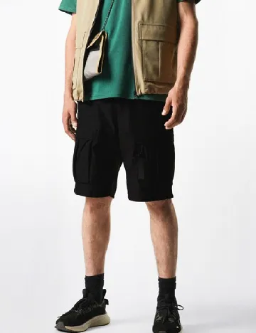 Pantaloni scurti Mango, negru