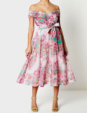 Rochie medie Coast, floral print