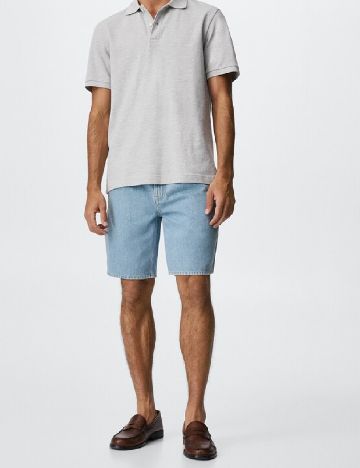 Pantaloni scurti Mango, albastru