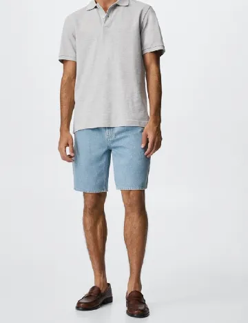 Pantaloni scurti Mango, albastru