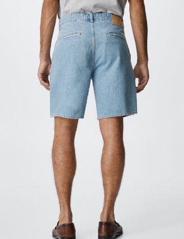 Pantaloni scurti Mango, albastru