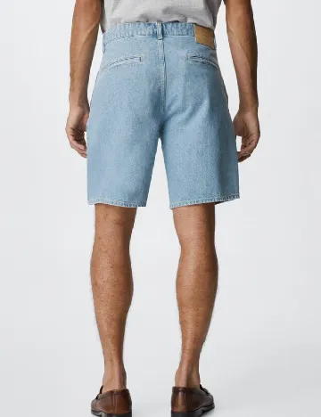Pantaloni scurti Mango, albastru