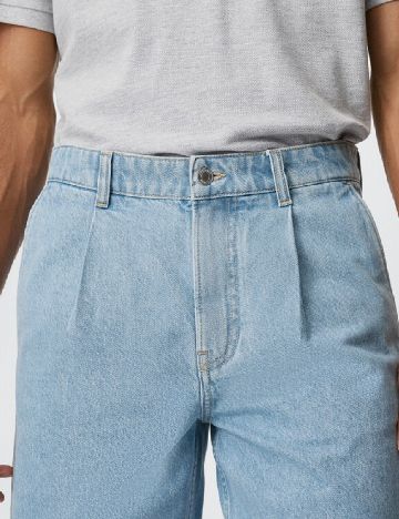 Pantaloni scurti Mango, albastru