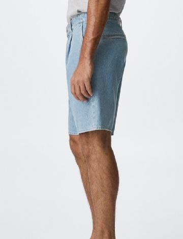 Pantaloni scurti Mango, albastru