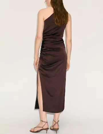 Rochie medie Mango, maro