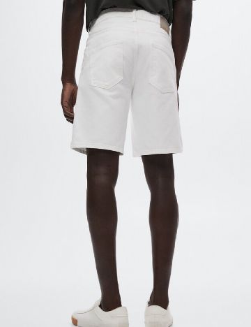 Pantaloni scurti Mango, alb