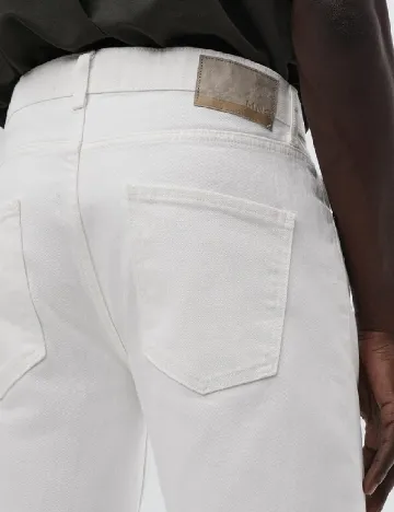 Pantaloni scurti Mango, alb