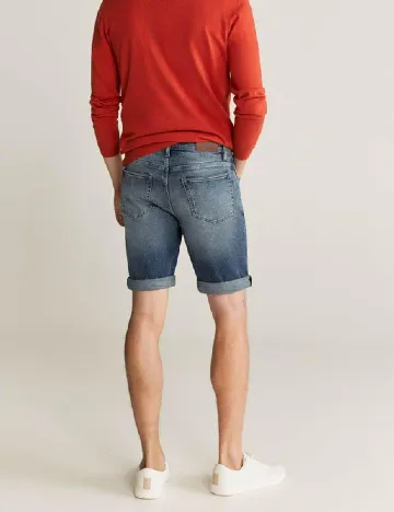 Pantaloni scurti Mango, albastru