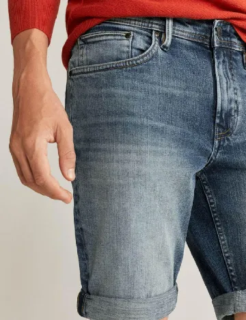 Pantaloni scurti Mango, albastru