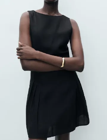 Rochie scurta Mango, negru