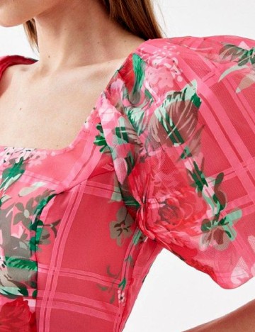 Rochie medie Coast, roz