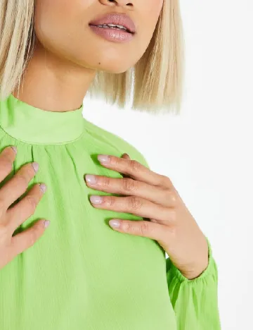 Rochie scurta Collective The Label, verde