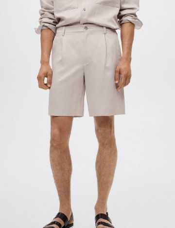 Pantaloni scurti Mango, bej