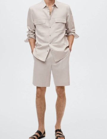 Pantaloni scurti Mango, bej
