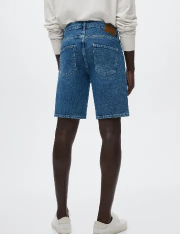 Pantaloni scurti Mango, albastru