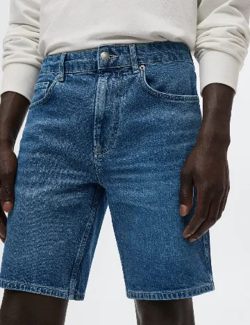 Pantaloni scurti Mango, albastru