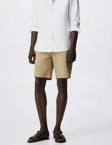 Pantaloni scurti Mango, maro