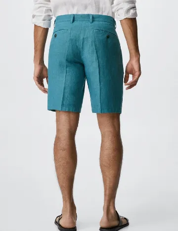 Pantaloni scurti Mango, albastru