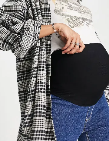 Blugi Top Shop Maternity, albastru