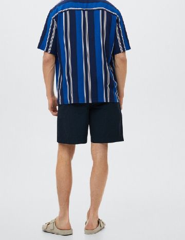 Pantaloni scurti Mango, bleumarin