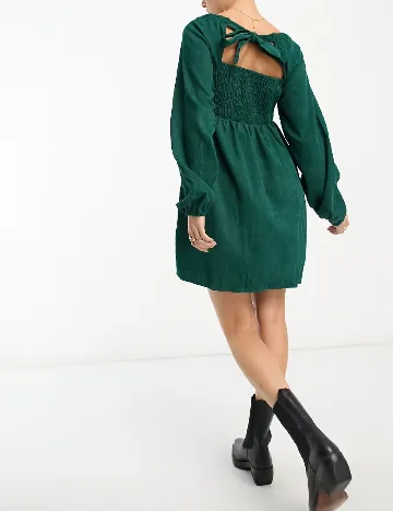 Rochie scurta Lola May, verde