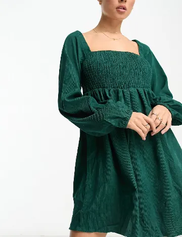 Rochie scurta Lola May, verde