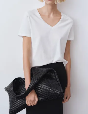 Tricou Mango, alb