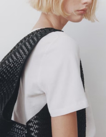 Tricou Mango, alb