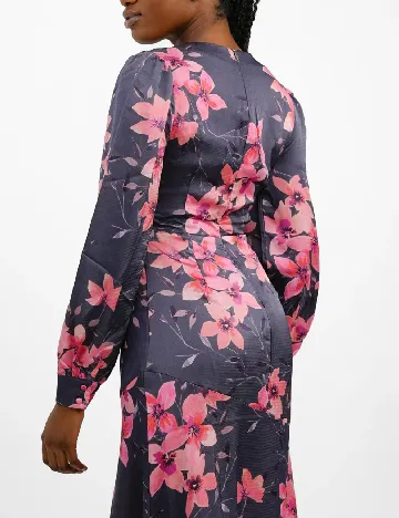 Rochie lunga Liquorish, floral print