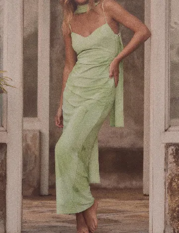 Rochie lunga Zara, verde