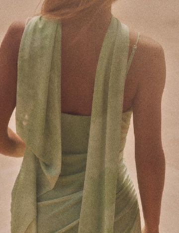 Rochie lunga Zara, verde