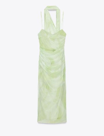 Rochie lunga Zara, verde