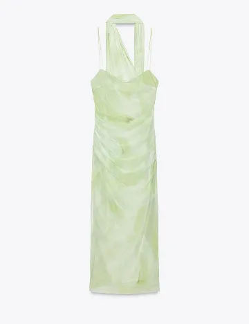Rochie lunga Zara, verde