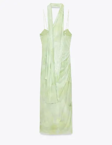 Rochie lunga Zara, verde