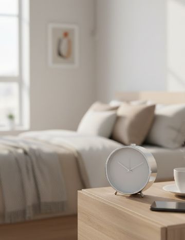 Ceas Anchor, argintiu