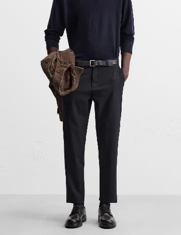 Pantaloni Zara, bleumarin
