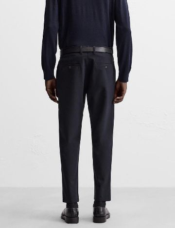 Pantaloni Zara, bleumarin