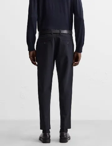 Pantaloni Zara, bleumarin