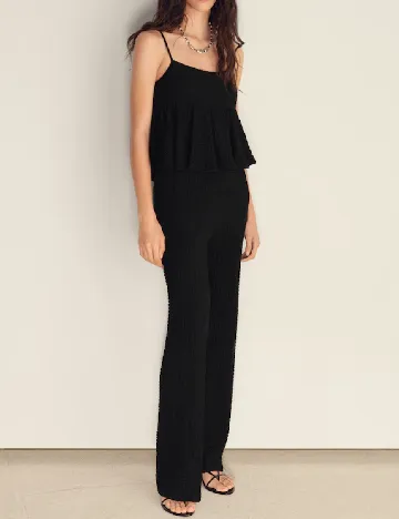 Pantaloni Mango, negru