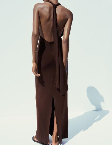 Rochie lunga Zara, maro