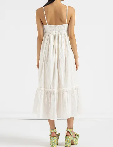 Rochie medie Pepe Jeans, alb