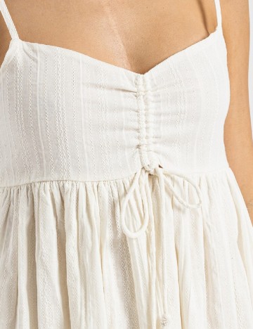 Rochie medie Pepe Jeans, alb