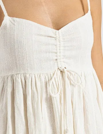 Rochie medie Pepe Jeans, alb